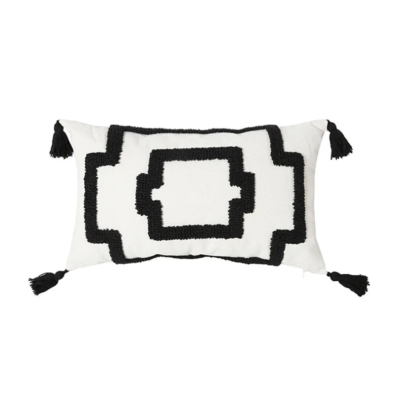 Cotton Embroidered Pillow Cover – Sofa/Home Decor