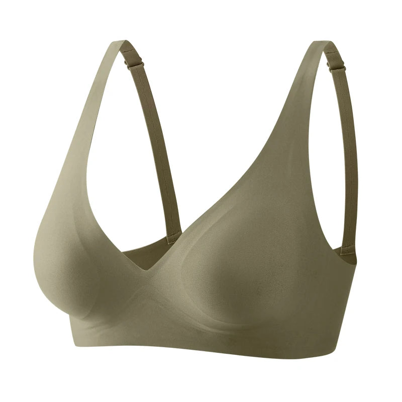 Women’s Seamless Wire-Free Push-Up Bra – Soft & Breathable