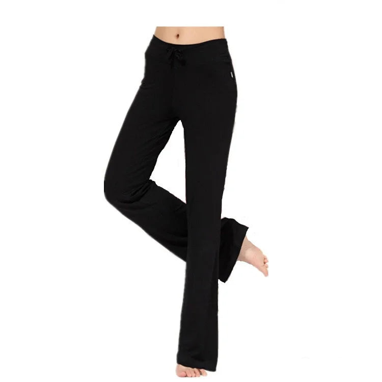 Women’s High-Waist Flare Yoga Leggings – Seamless Push-Up Workout Pants