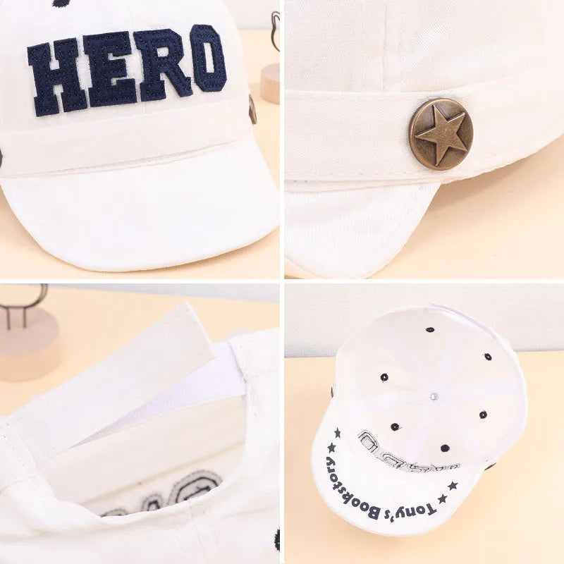 Summer Baby Baseball Cap – Adjustable Cotton Snapback for Boys & Girls