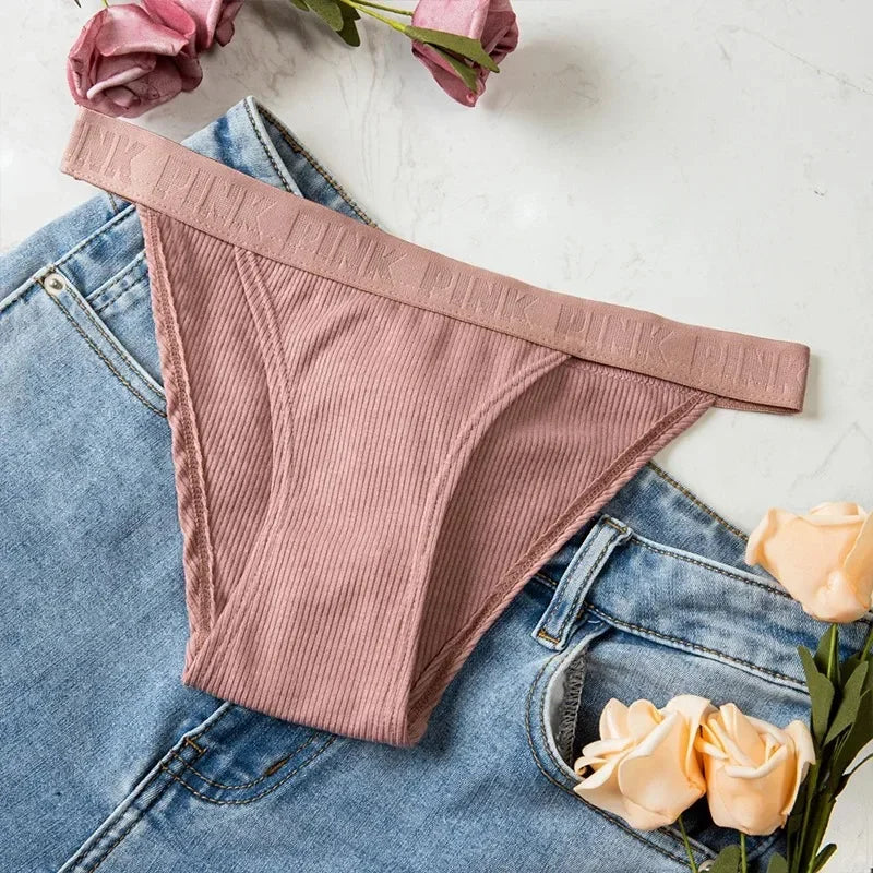 Women’s Cotton Briefs – Low-Waist Comfortable Panties, Lingerie Underwear