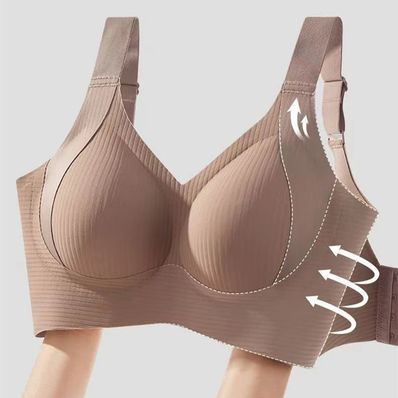 Adjustable Wireless Bra – Seamless Comfort for Women, Small to Large Sizes