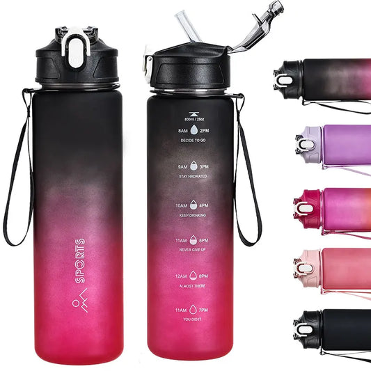 800ml Sports Water Bottle with Straw – Portable for Fitness, Travel & Outdoor Use