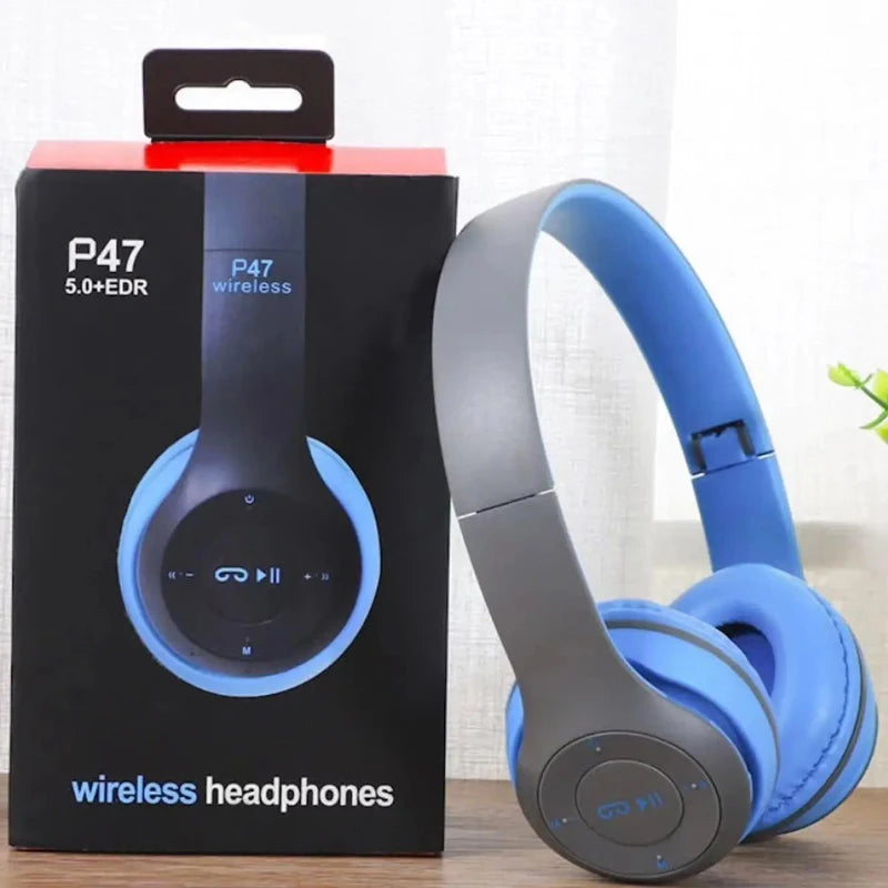 Air P47 TWS Bluetooth Earbuds – Stereo Music Headset with Mic for Android & iPhone