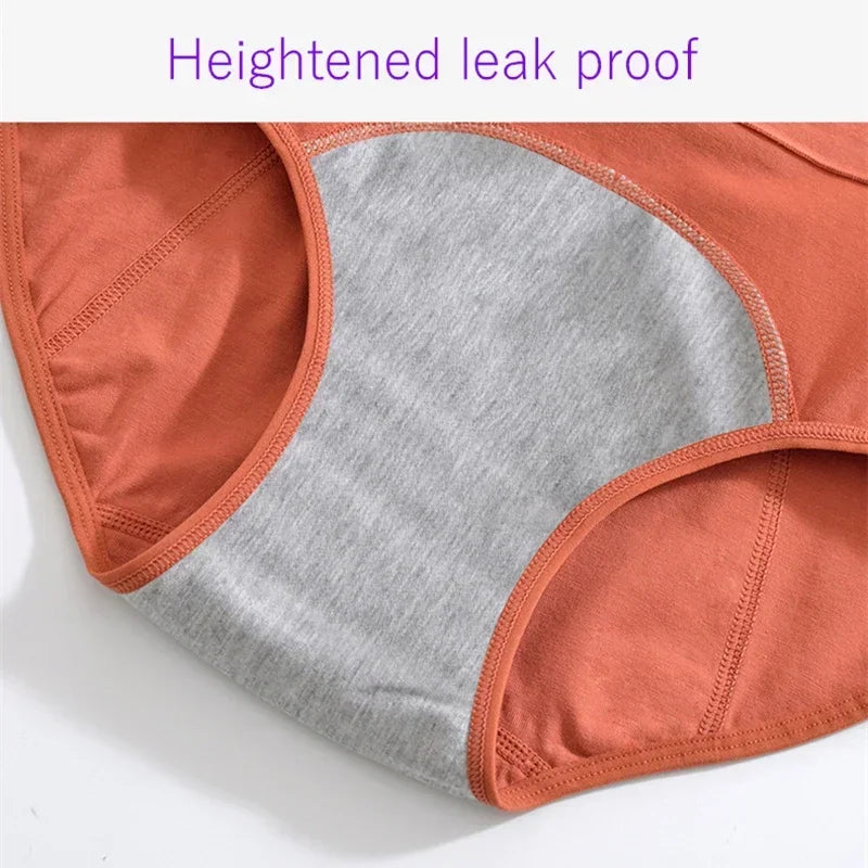 Leak-Proof Menstrual Panties – High-Waist Cotton Period Underwear