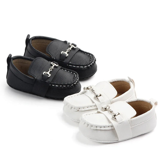Baby Slip-On Shoes — Soft PU & Cotton, Unisex Newborn, Spring/Autumn