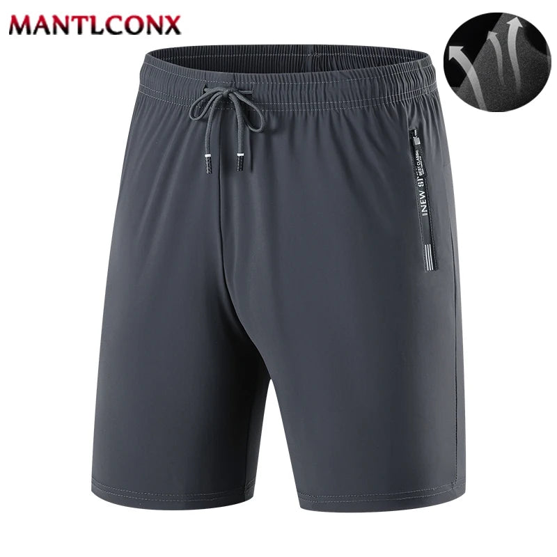 Men’s Summer Sports Shorts – Casual Running, Gym & Training Bottoms (Black/Gray)