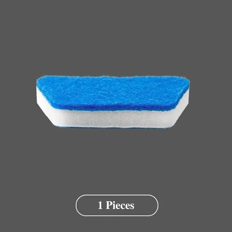 1 Set Long Handle Multi-Functional Cleaning Sponge – Removable Brush for Bathroom, Bathtub, Tiles, and Floor