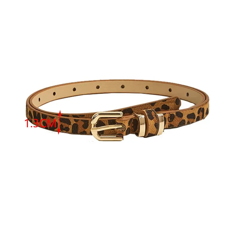 Women’s Fashion PU Leather Belt Designer Black Waist Strap for Dresses CY06
