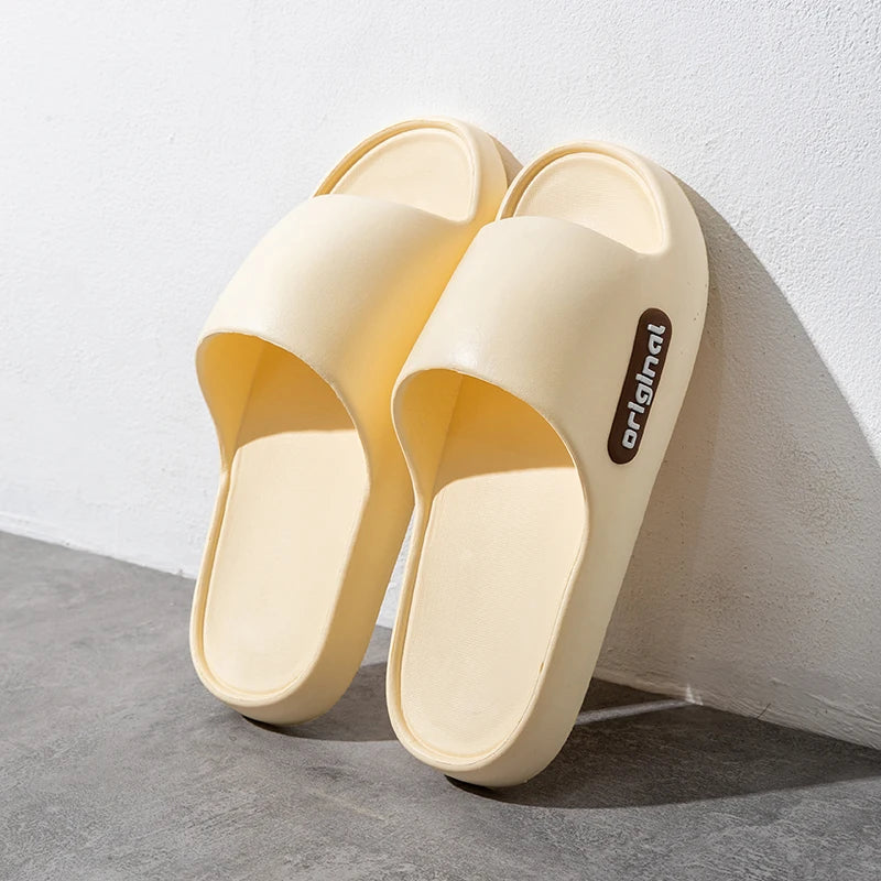 Men’s & Women’s Non-Slip Summer Slippers – Soft Bottom Indoor Bathroom Slides