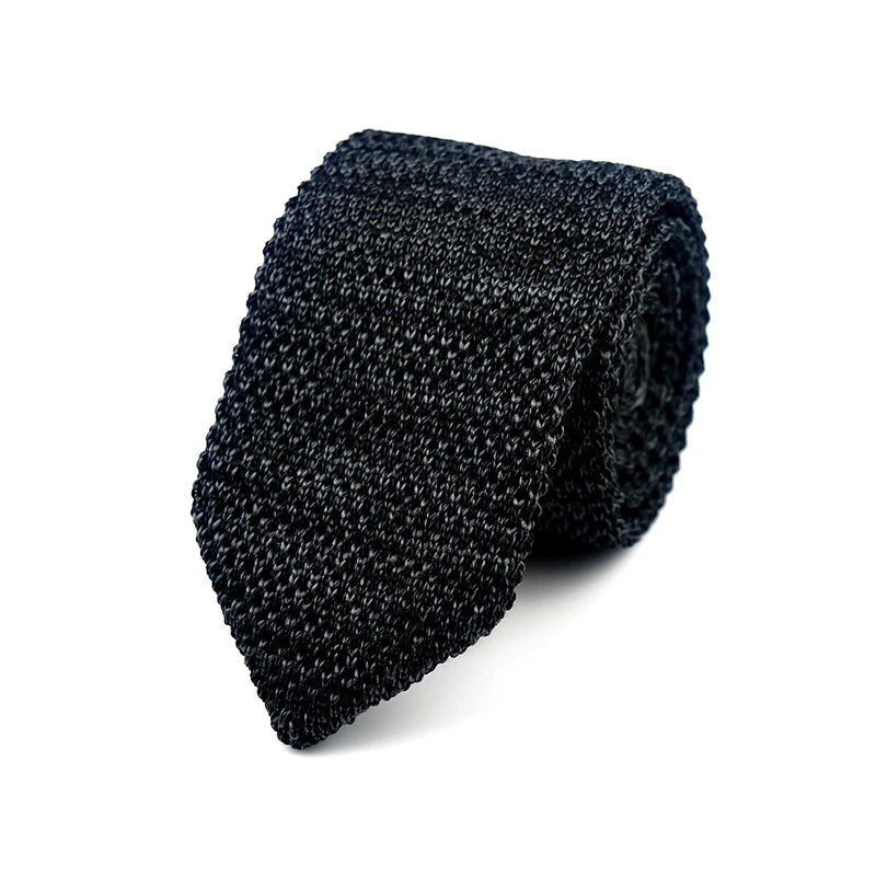 Fashion Knitted Ties for Men & Women – Casual Solid/Striped Narrow Necktie for Business, Wedding, and Daily Wear
