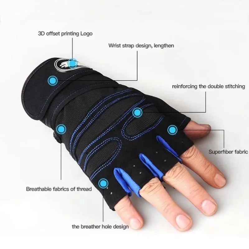Gym Gloves – Shockproof Grip & Wrist Support