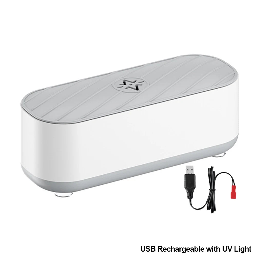 USB Rechargeable Ultrasonic Cleaner – High-Frequency Jewelry & Glasses Cleaner