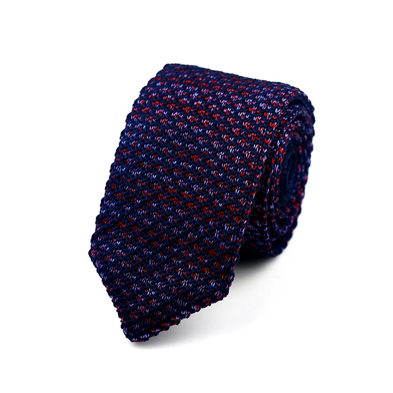 Fashion Knitted Ties for Men & Women – Casual Solid/Striped Narrow Necktie for Business, Wedding, and Daily Wear