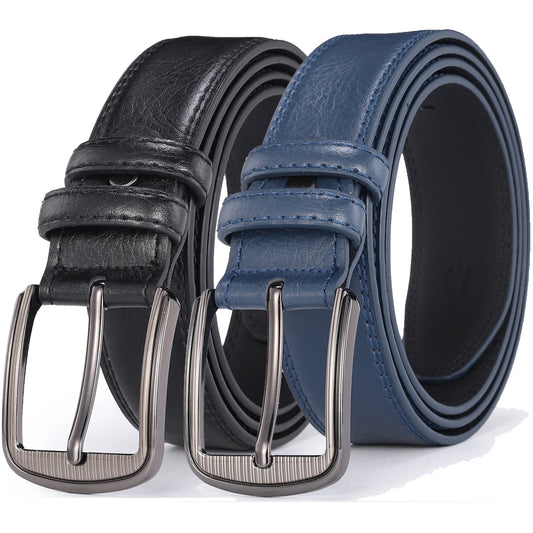 Men's Genuine Leather Pin Buckle Belt – Casual & Business, High-Quality Cowhide