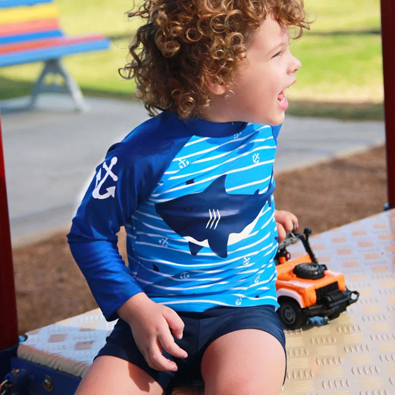 Kids Long Sleeve Sun Protection Swimwear – Boys & Girls Swimsuit 2025 .