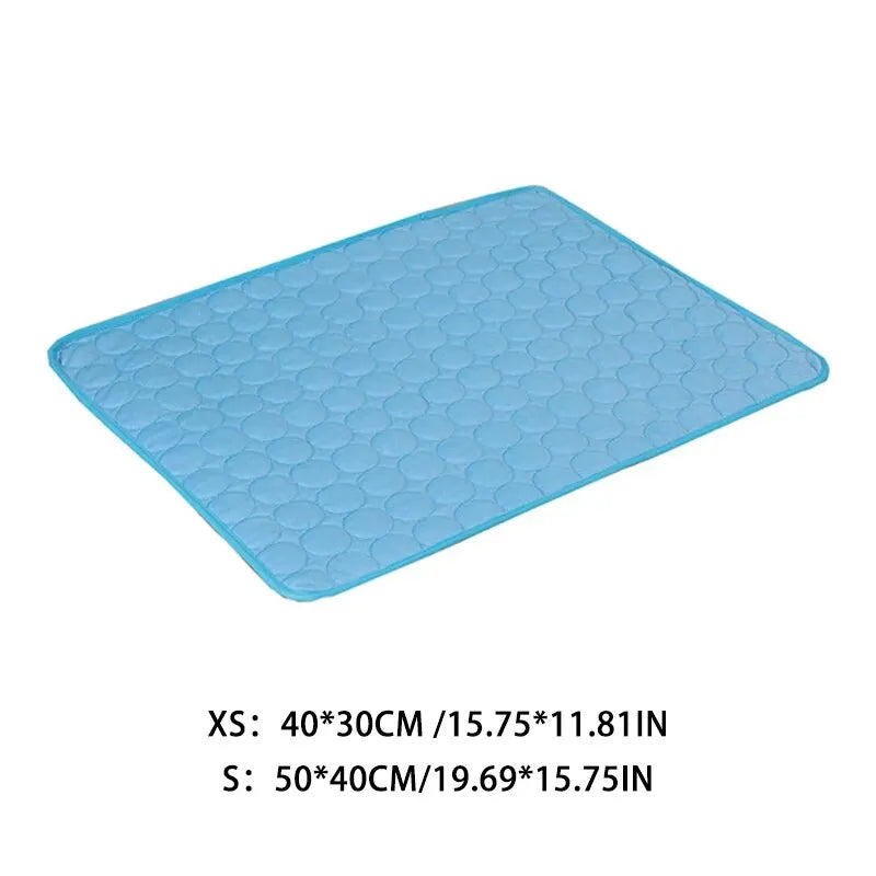 Pet Cooling Mat – Summer Ice Pad for Cats & Small Dogs, Durable Sofa & Bed Sleeping Blanket