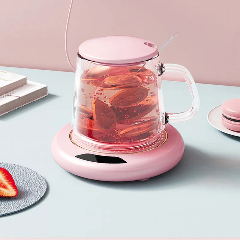 USB Heating Coaster – 3-Speed, 55°C Constant Temperature