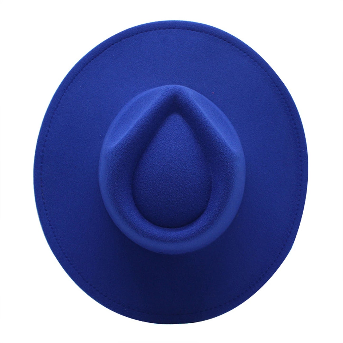 Women’s Vintage Felt Fedora – Wide Brim British Style Hat.