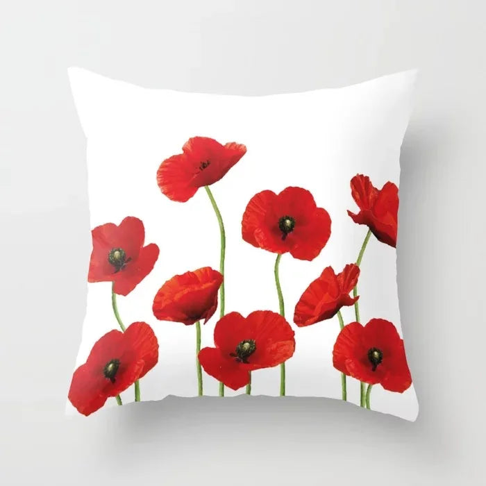 Home Decorative Pillowcase – Red Plaid Design