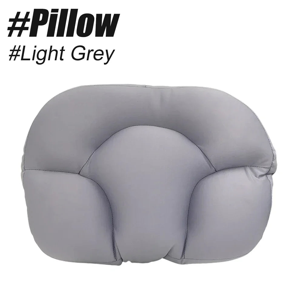 Egg-Shaped Memory Foam Neck Pillow – Soft Orthopedic Butterfly Cushion