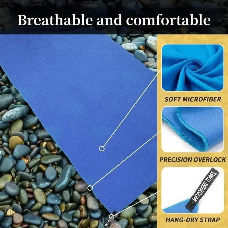 Quick-Dry Sports Towel 40x80cm – Lightweight Towel for Gym, Swimming, Camping & More.