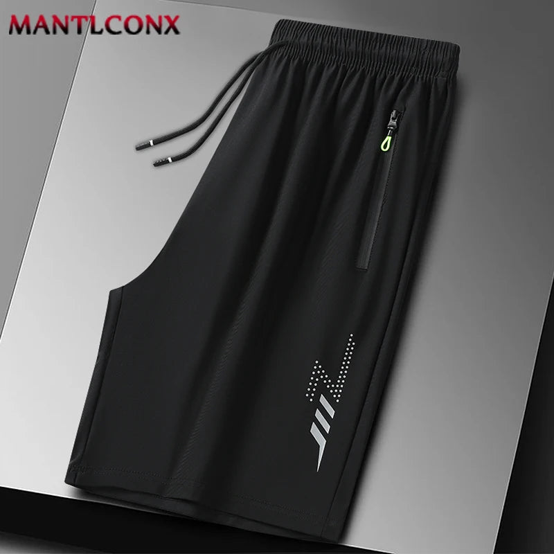 Men’s Summer Sports Shorts – Casual Running, Gym & Training Bottoms (Black/Gray)