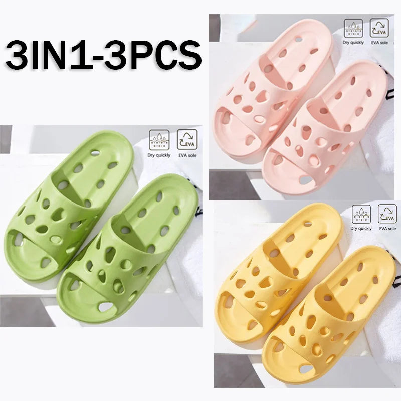 Bathroom & Beach Women’s Slippers – Lightweight, Non-Slip Flip Flops for Pool & Swimming