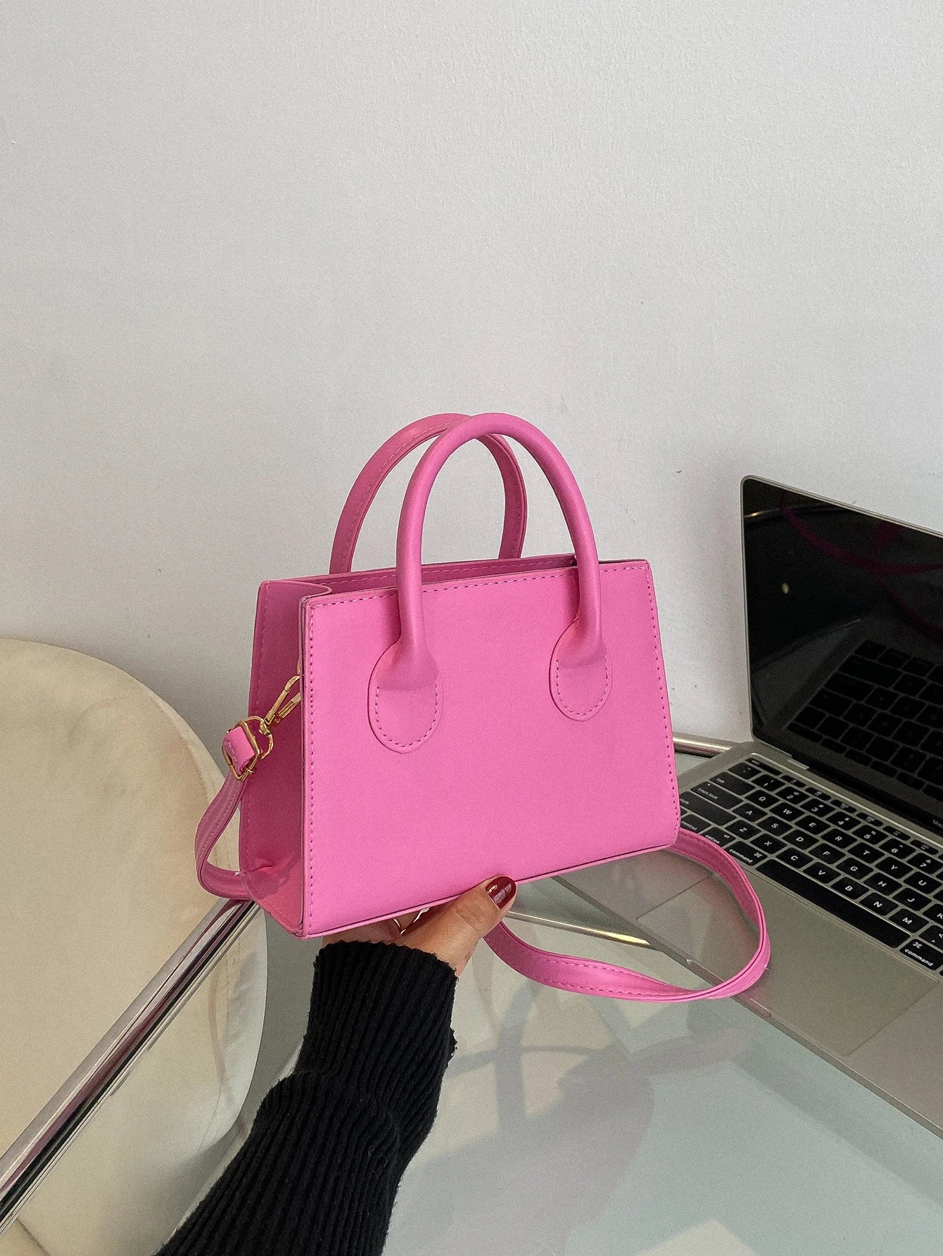PU Leather Crossbody Tote Bag — Women’s Large-Capacity Travel Shoulder Handbag, Casual Luxury Design