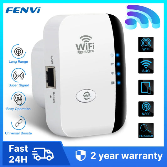 FENVI 300Mbps Wi-Fi Repeater – 802.11N Wireless Signal Booster