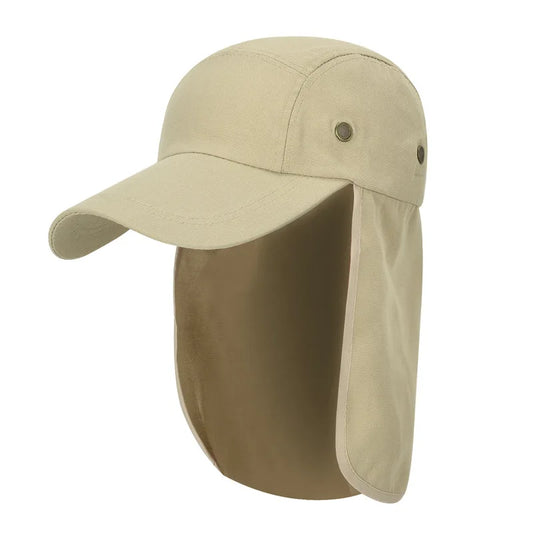Outdoor Hiking & Fishing Hat – UPF 50+ Sun Protection Cap with Neck Flap for Men & Women