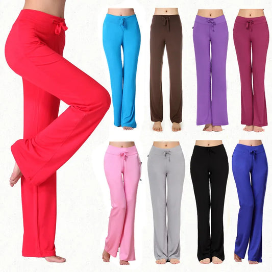 Women’s High-Waist Flare Yoga Leggings – Seamless Push-Up Workout Pants
