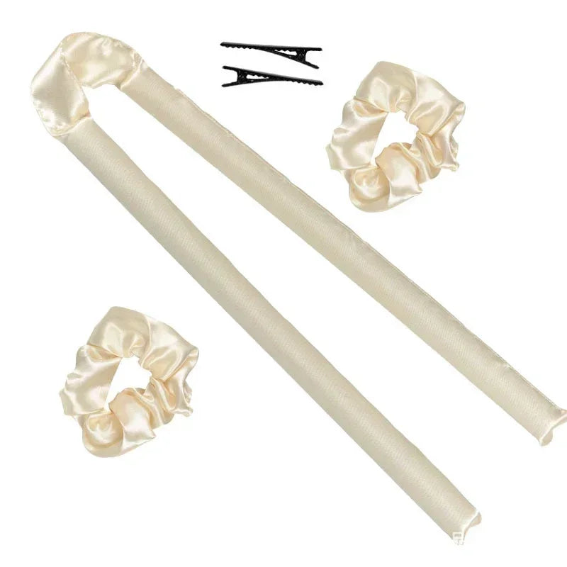 Heatless Curling Rod Headband – Soft, No-Heat Hair Rollers for Sleeping Curls