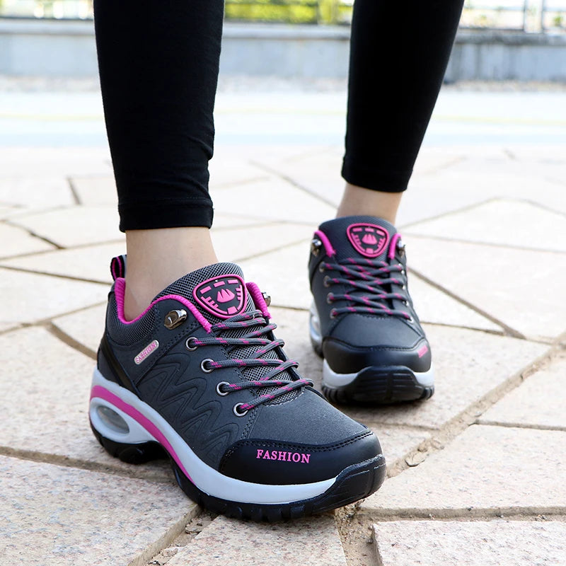 Women’s Platform Chunky Wedge Sneakers – Casual Luxury Walking & Sports Shoes