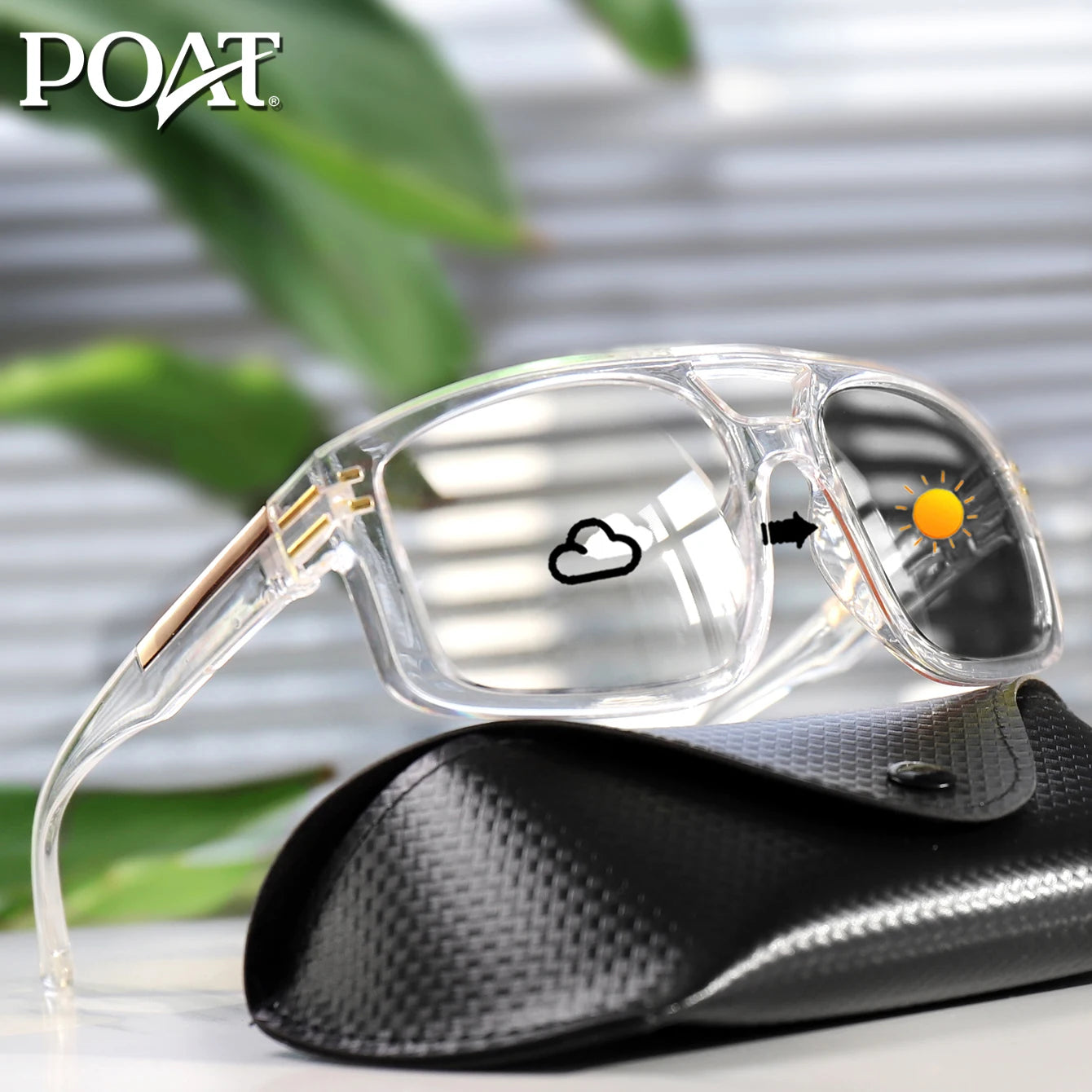 Photochromic Square Sunglasses – Casual Outdoor Sports