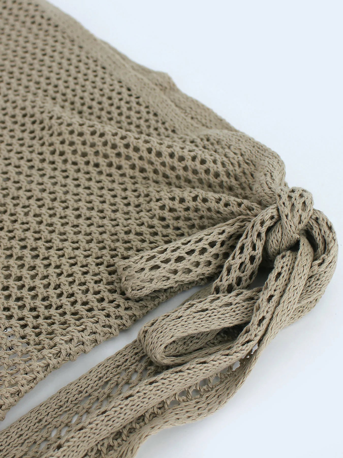 Women’s Knitted Hollow Beach Cover-Up Skirt – Sexy Summer Slit Design.