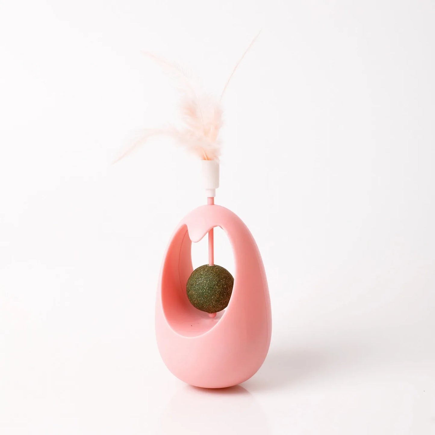 Feather Spinning Cat Toy – Boredom Relief & Interactive Play