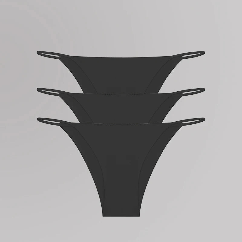 Women's Seamless T-Back Panties – Breathable, Low-Waist, Sexy & Comfy Lingerie