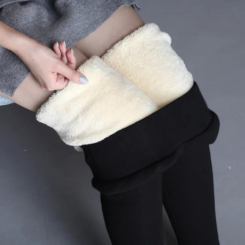 Thermal Women’s Leggings – High Waist, Winter Warm, Velvet Elastic Pants