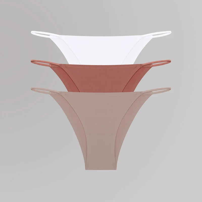 Women's Seamless T-Back Panties – Breathable, Low-Waist, Sexy & Comfy Lingerie
