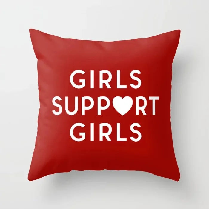 Home Decorative Pillowcase – Red Plaid Design