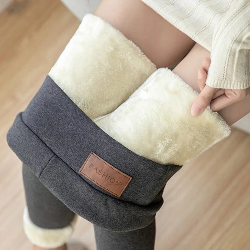 Thermal Women’s Leggings – High Waist, Winter Warm, Velvet Elastic Pants