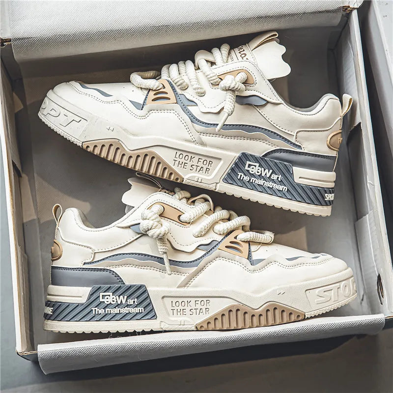 Men's Fashion Sneakers – New Autumn Design, Soft Sole, Comfortable Running Shoes