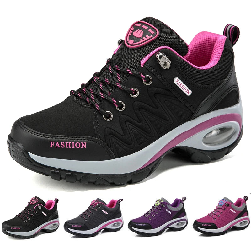 Women’s Platform Chunky Wedge Sneakers – Casual Luxury Walking & Sports Shoes