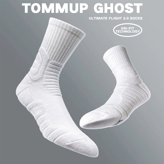 Men’s Basketball Sports Socks Mid-Length Thick Cushion Running Socks
