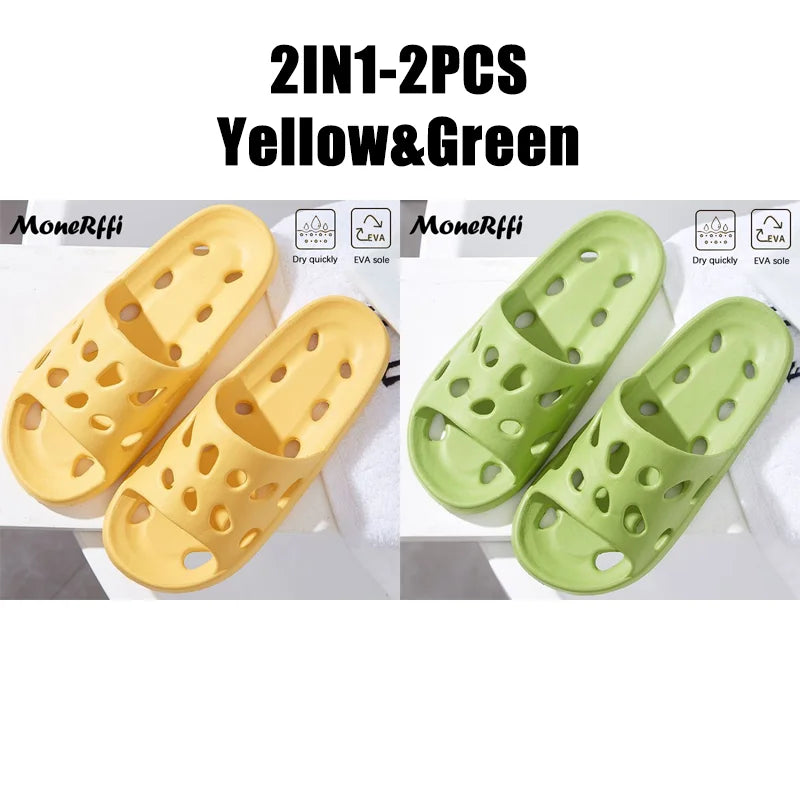 Bathroom & Beach Women’s Slippers – Lightweight, Non-Slip Flip Flops for Pool & Swimming
