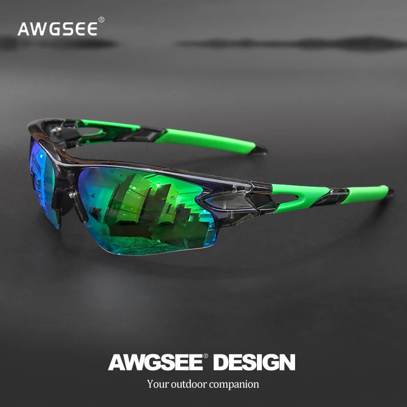 Unisex Sports Sunglasses – Semi-Rimless