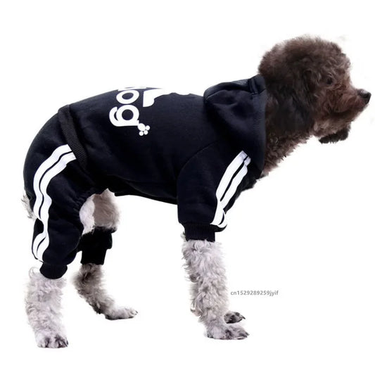 Winter Dog Hoodie Jumpsuit – Warm Pet Jacket for Small, Medium, Large Dogs