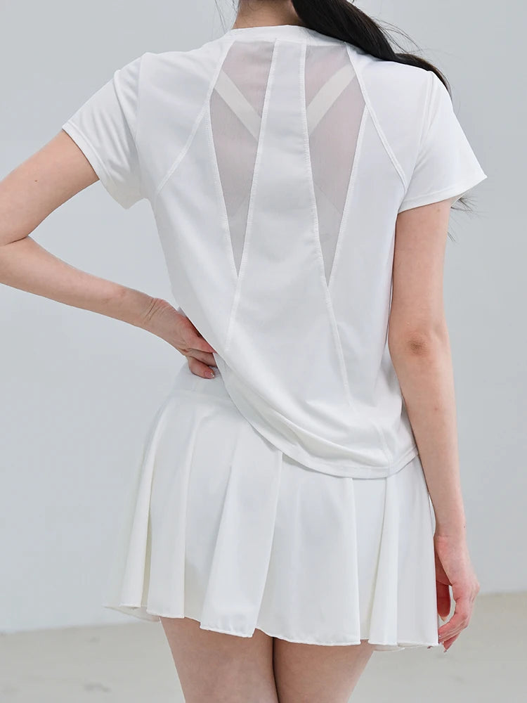 2025 Women’s Badminton & Tennis Set – Quick-Dry Sport Skirt Suit