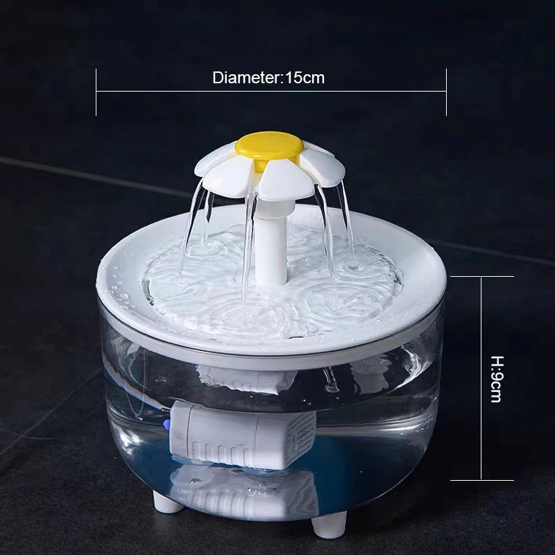 Automatic Cat Water Fountain – 1200mL USB Silent Pet Dispenser with Filter